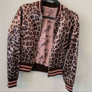 MOTHER Satin Bomber Jacket